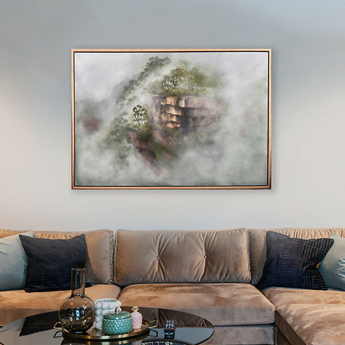 West Rim Fitzroy Falls-by-Pamela Gleeson Original Art-original art-Gioia