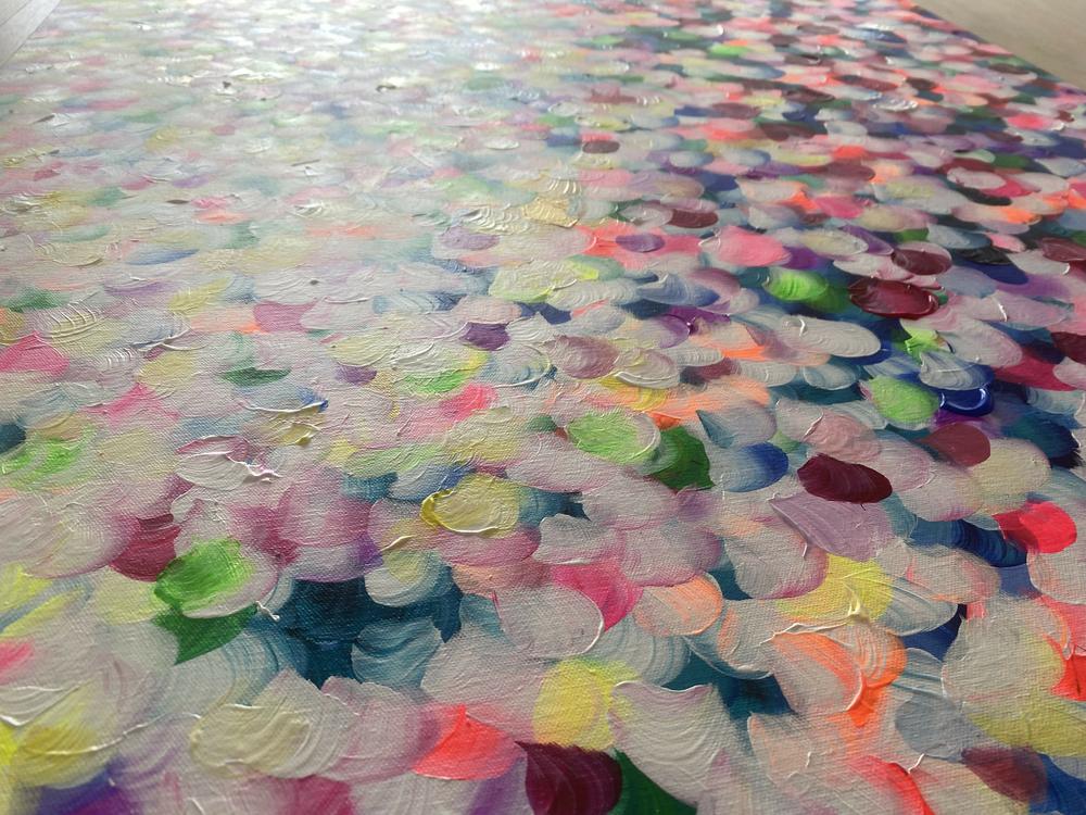 Where Petals Gather Together , Original Artwork-by-Katherine Spiller-original art-Gioia