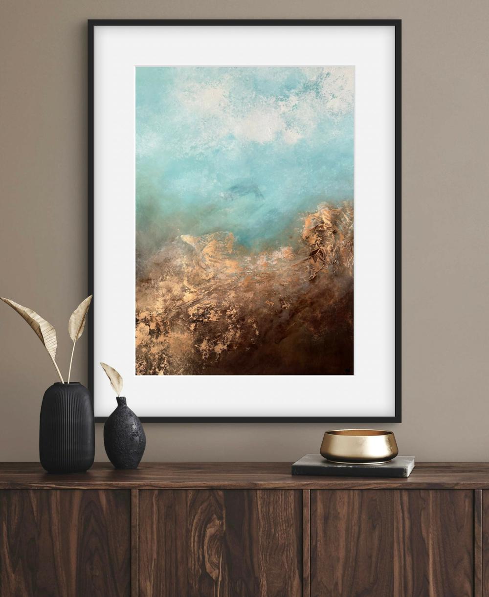 Whispers In Gold-by-Carrie Welsh-original art-Gioia
