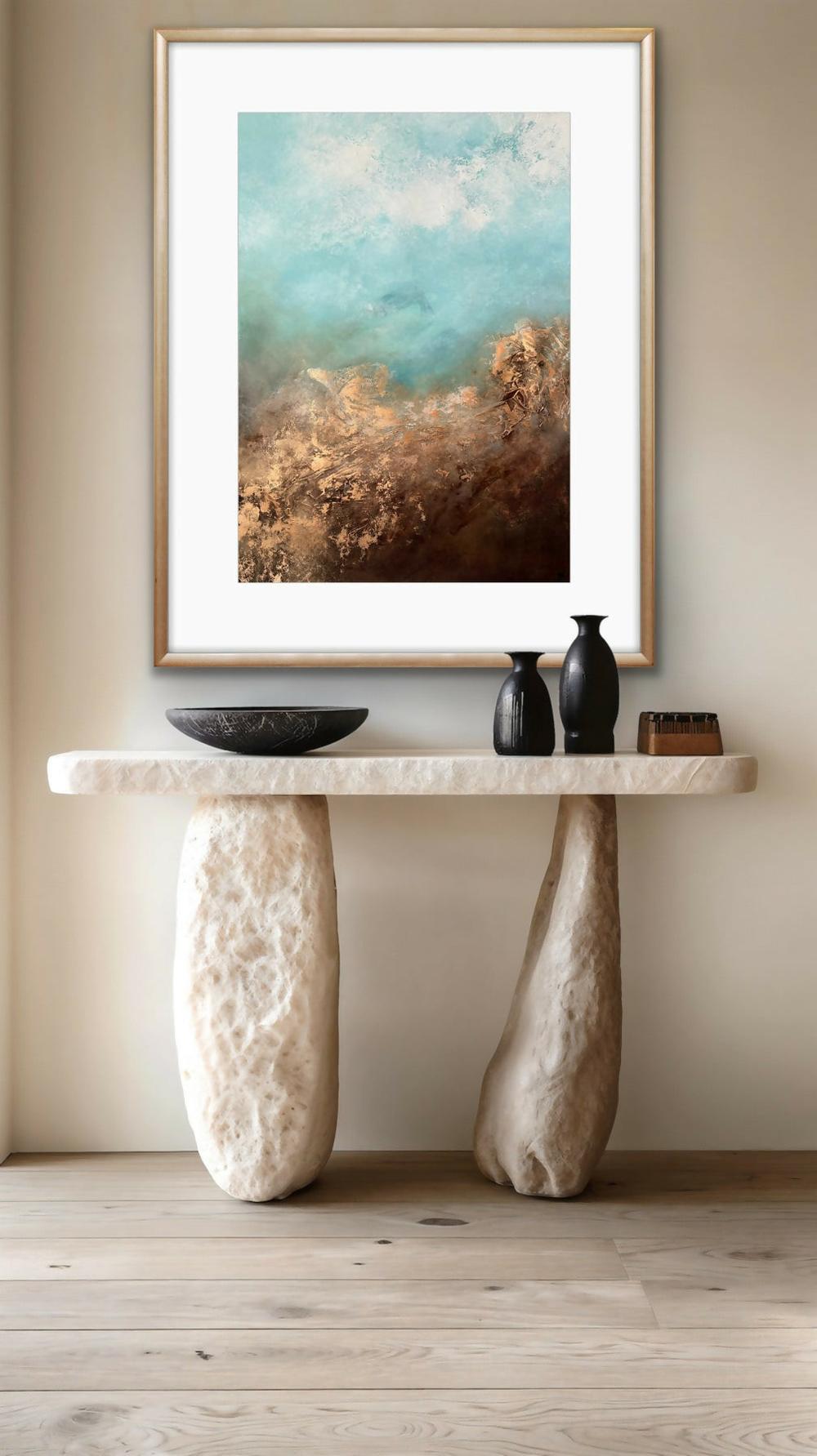 Whispers In Gold-by-Carrie Welsh-original art-Gioia