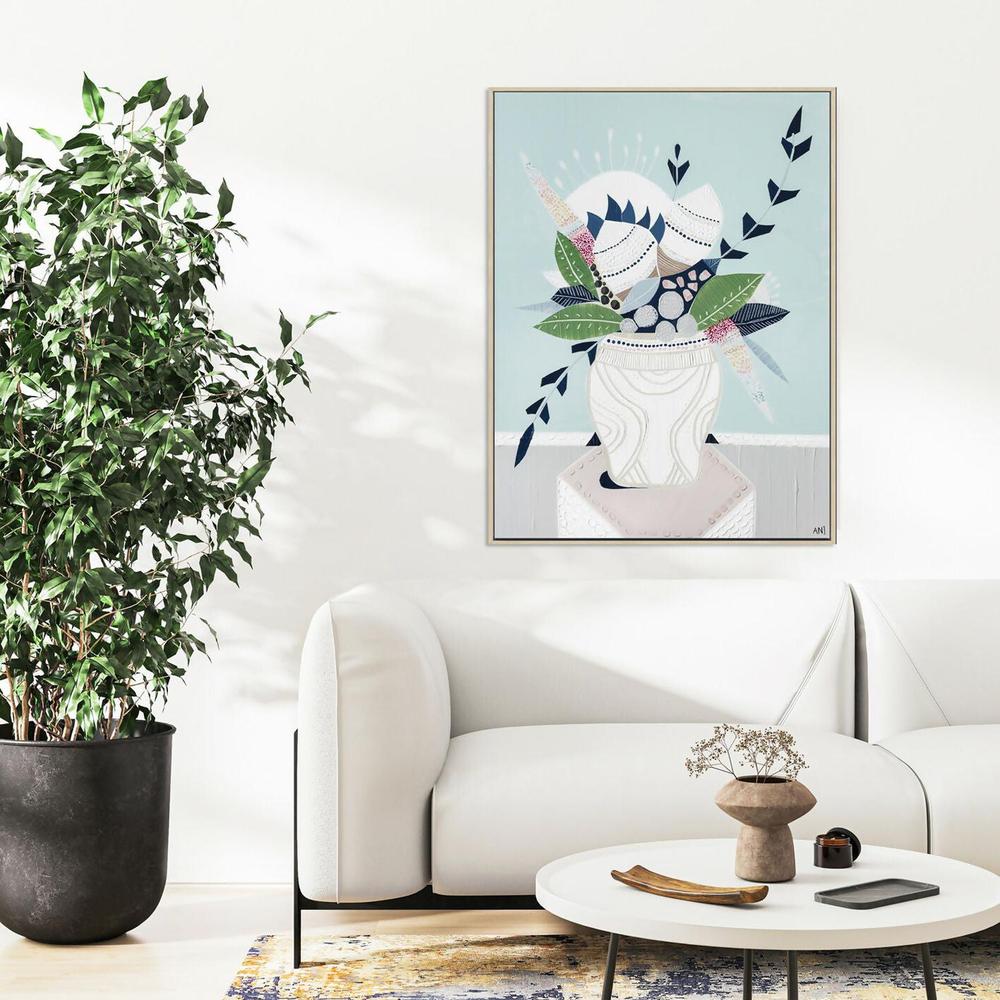 Wild Banksia Bouquet, Original Hand-Painted Canvas By Ani Ipradjian-by-Ani Ipradjian-original art-Gioia