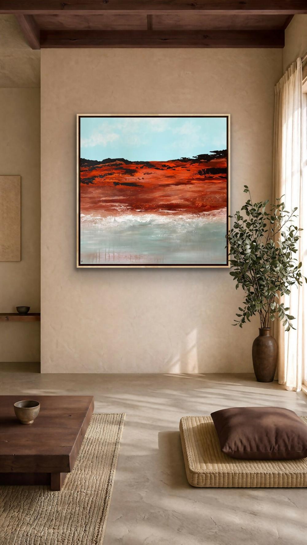 Wild Coast-by-Carrie Welsh-original art-Gioia