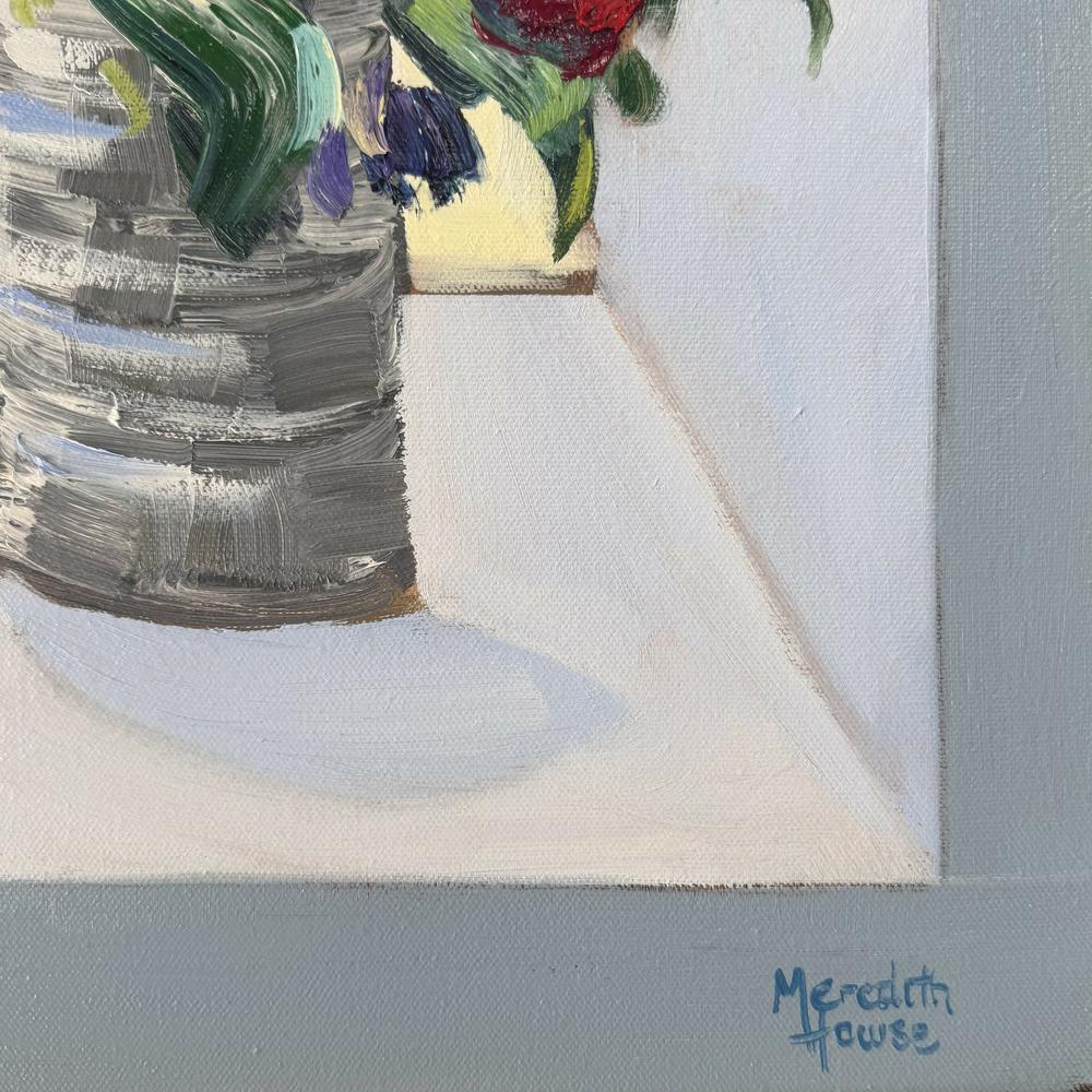 Windowsill in Cornwall , Original Artwork-by-Meredith Howse-original art-Gioia