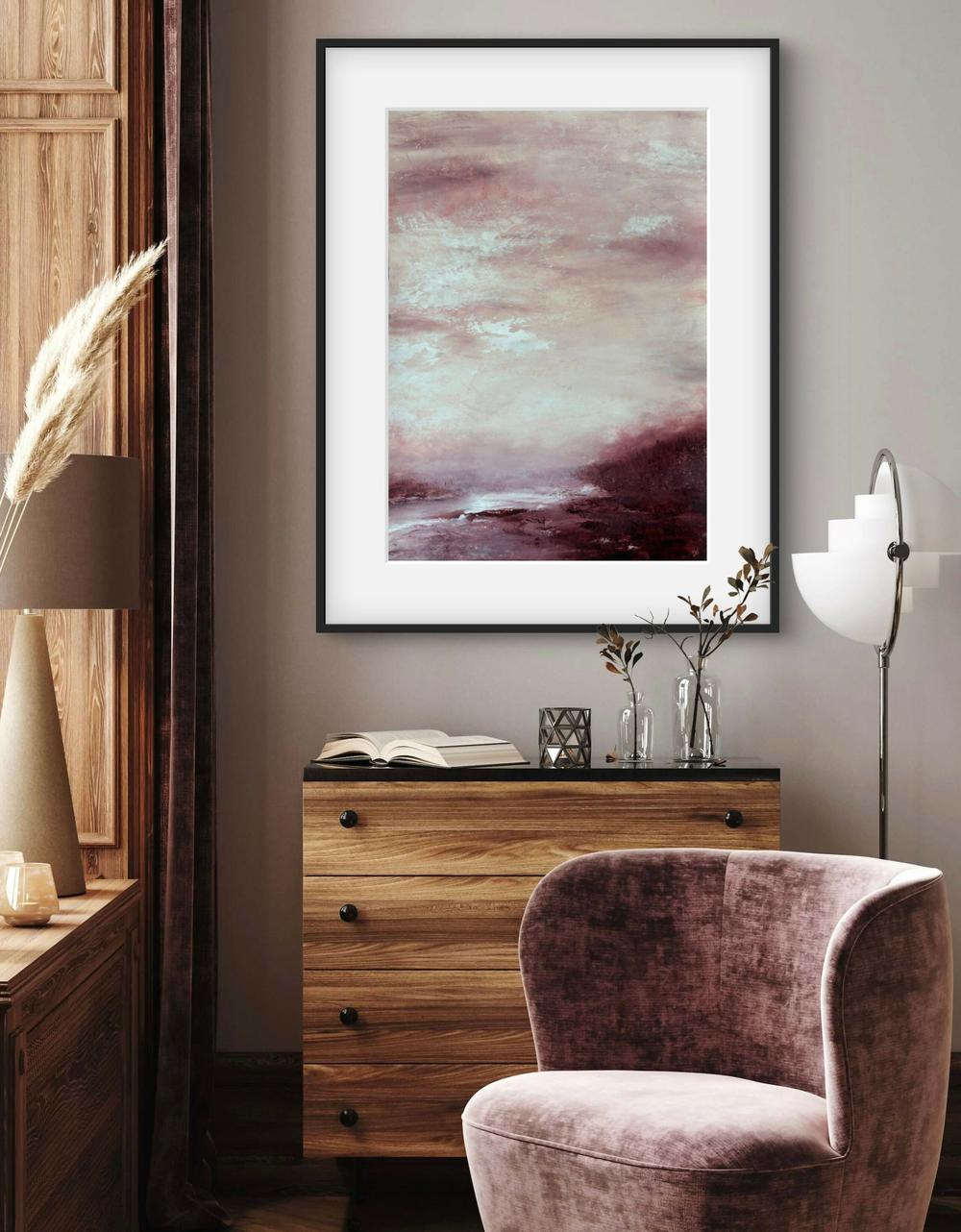 Wish You Were Here-by-Carrie Welsh-original art-Gioia
