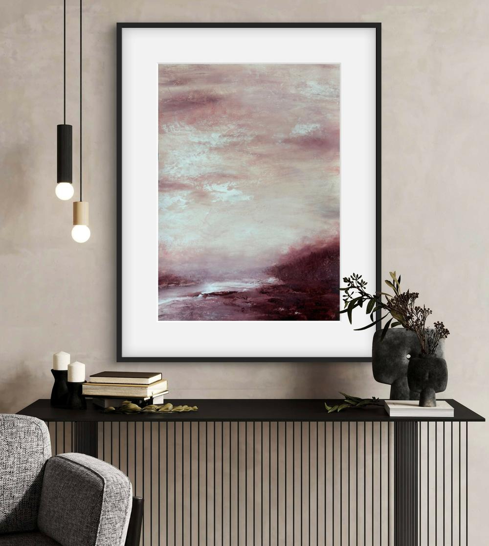 Wish You Were Here-by-Carrie Welsh-original art-Gioia