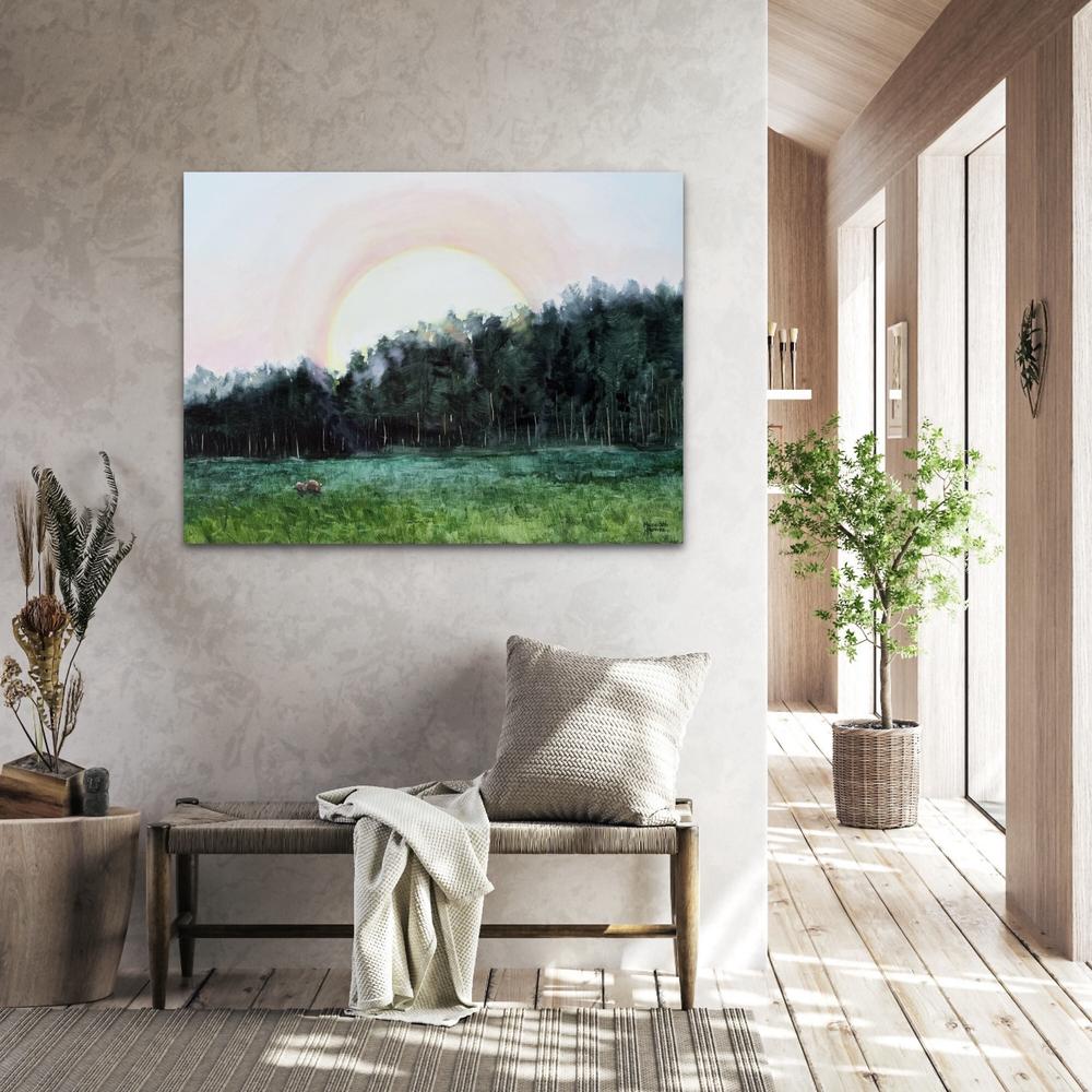Wombats at first Light. Original hand-painted artwork by Meredith Howse.-by-Meredith Howse Original Art-original art-Gioia