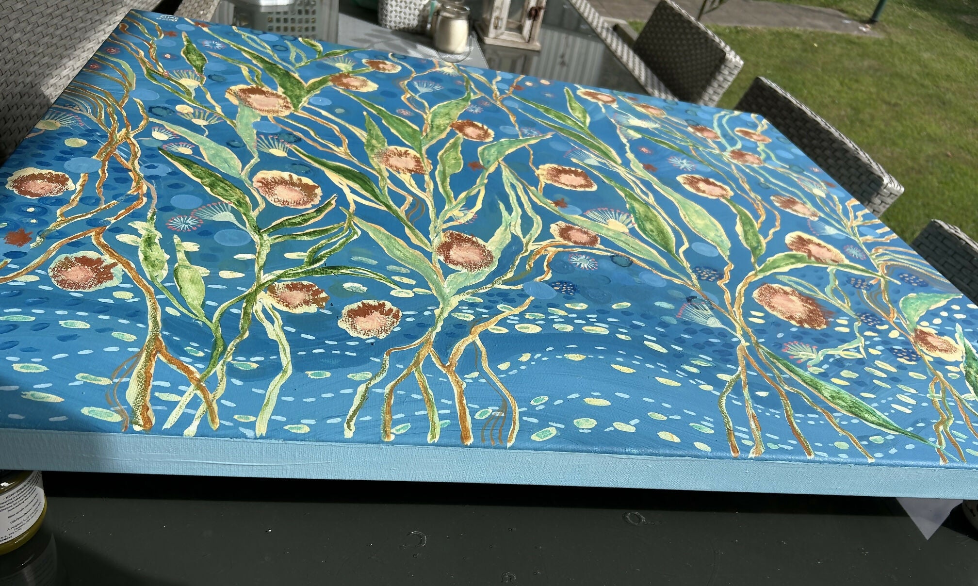 Gum Blossom and Blue