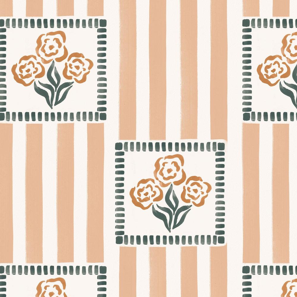 Yuletide Greetings Pattern IXB-wallpaper-eco-friendly-easy-removal-Laura Marshall-4
