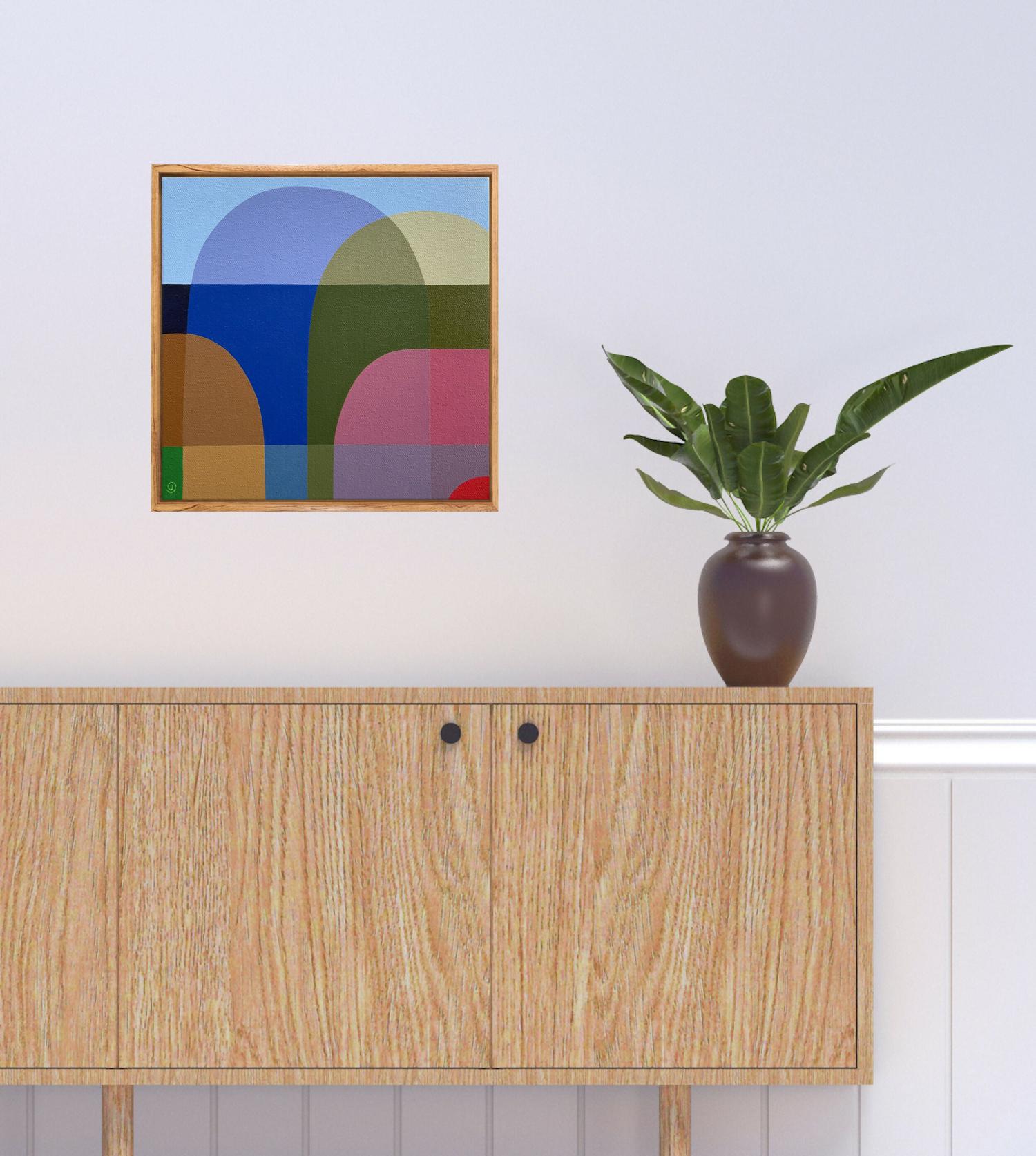 Charlotte De Pace_Peninsula Study_Insitu Above Side table_Gioia Wall Art