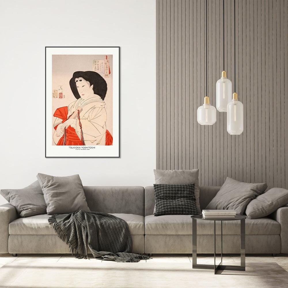 A Lady of the Imperial Court In the Kyōwa Period 1888-by-Tsukioka Yoshitoshi-wall-art-print-canvas-poster-framed-Gioia