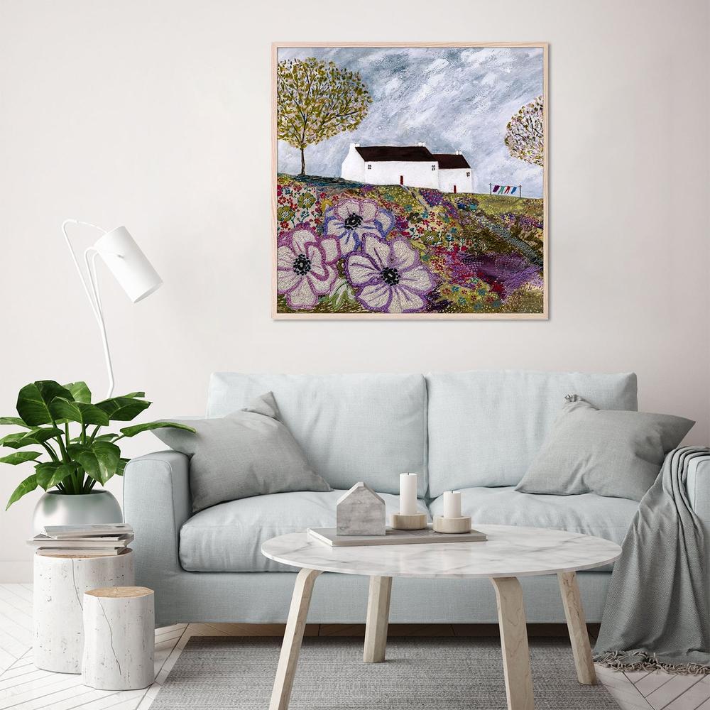 A summers washday-by-Louise O'Hara-wall-art-print-canvas-poster-framed-Gioia