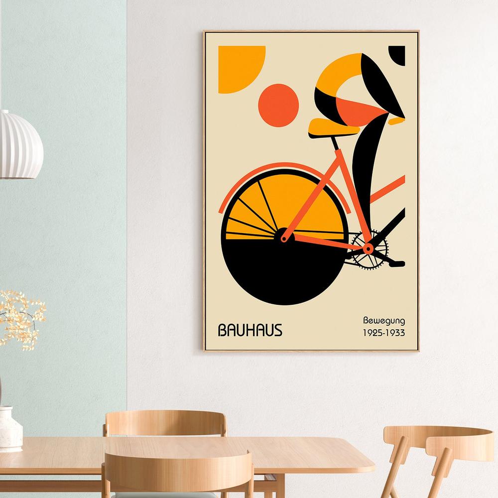 Abstract Bike Rider-by-Fadil Roze-wall-art-print-canvas-poster-framed-Gioia
