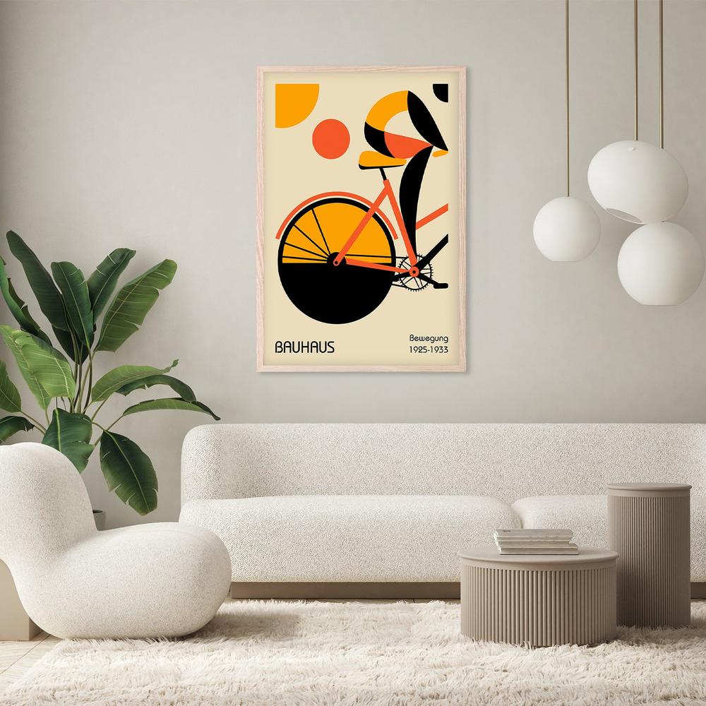 Abstract Bike Rider-by-Fadil Roze-wall-art-print-canvas-poster-framed-Gioia