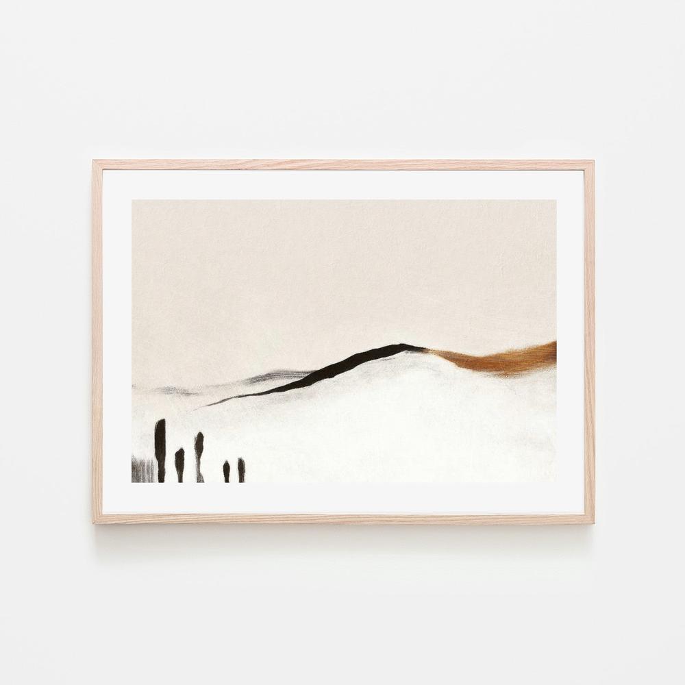 Abstract Desert Horizon-by-Alma-wall-art-print-canvas-poster-framed-Gioia