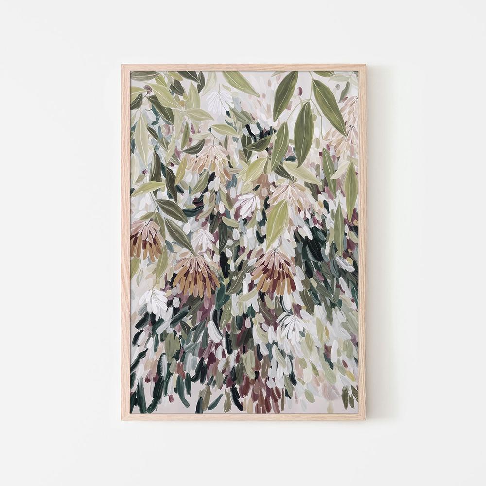 Abstract Floral Garden, Style B-by-Edie-wall-art-print-canvas-poster-framed-Gioia