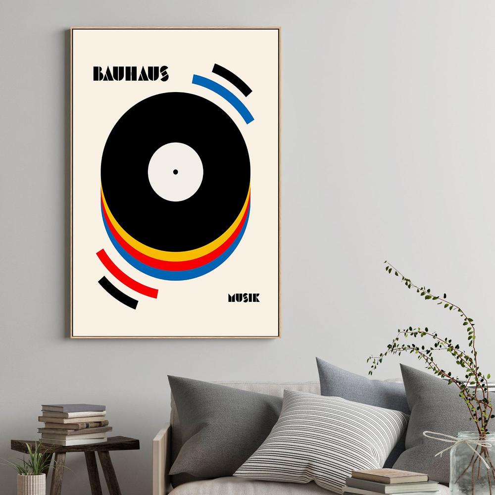 Abstract Music Vinyl-by-Retrodrome-wall-art-print-canvas-poster-framed-Gioia