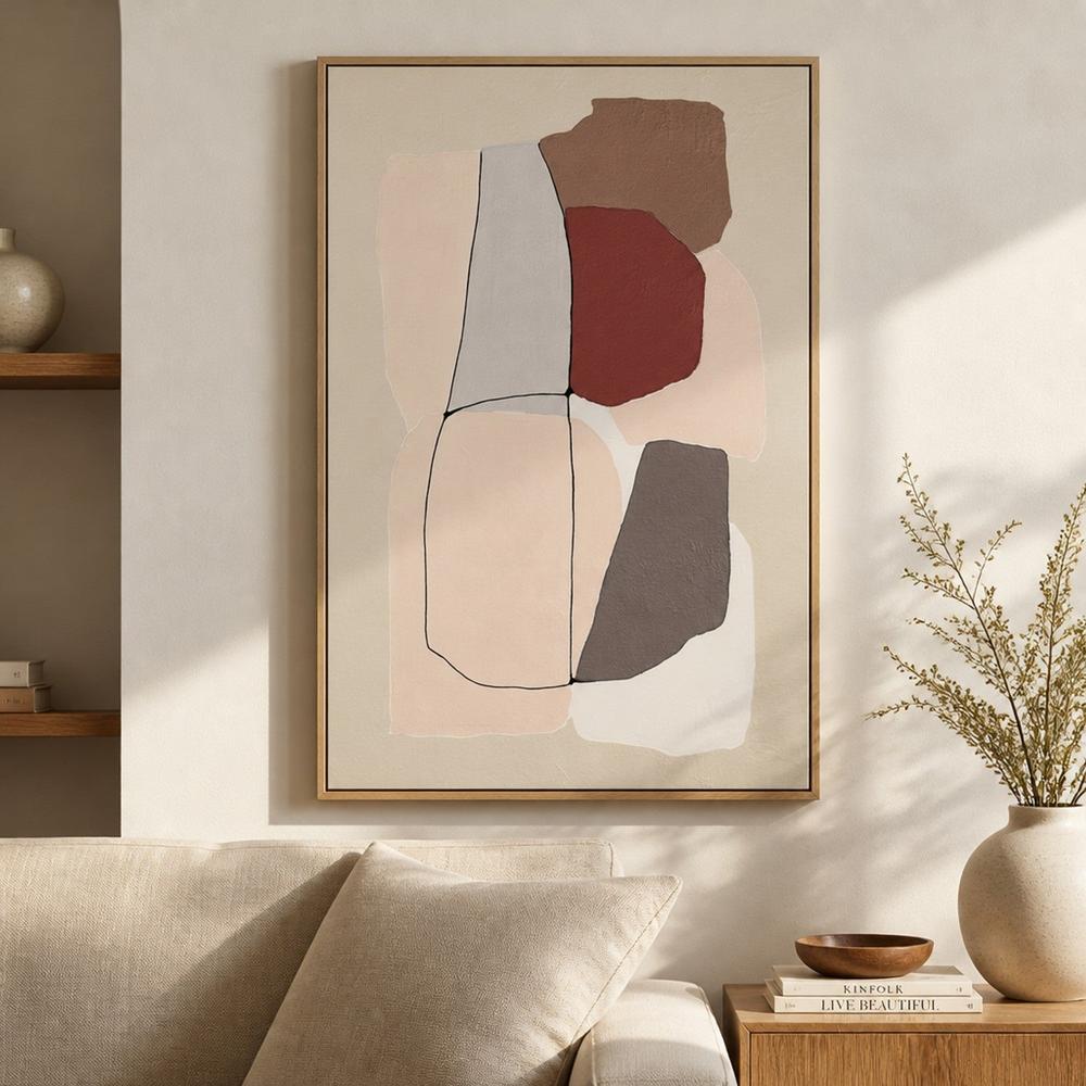 Abstract Organic Shapes-by-Alma-wall-art-print-canvas-poster-framed-Gioia