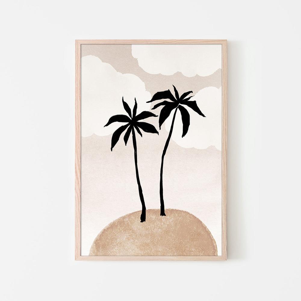 Abstract Palm, Style C-by-Gal Pittel-wall-art-print-canvas-poster-framed-Gioia