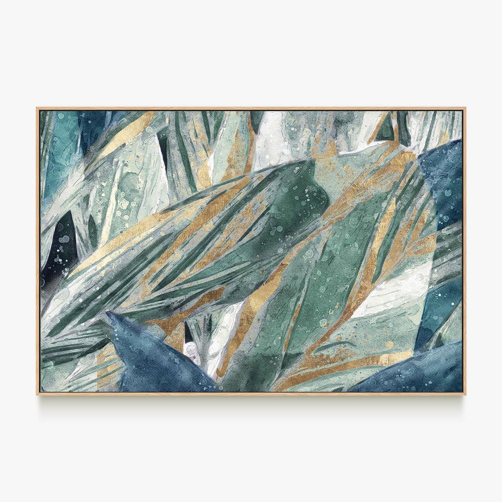 Abstraction of Leaves, Style B-by-Leda Robertson-wall-art-print-canvas-poster-framed-Gioia