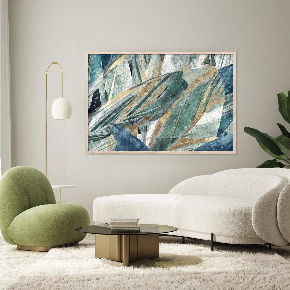 Abstraction of Leaves, Style B-by-Leda Robertson-wall-art-print-canvas-poster-framed-Gioia