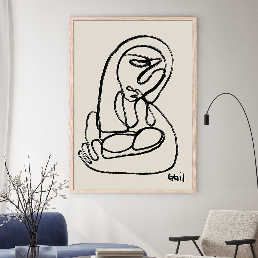 AMOR DE MADRE-by-Giovanna Gil Alves-wall-art-print-canvas-poster-framed-Gioia