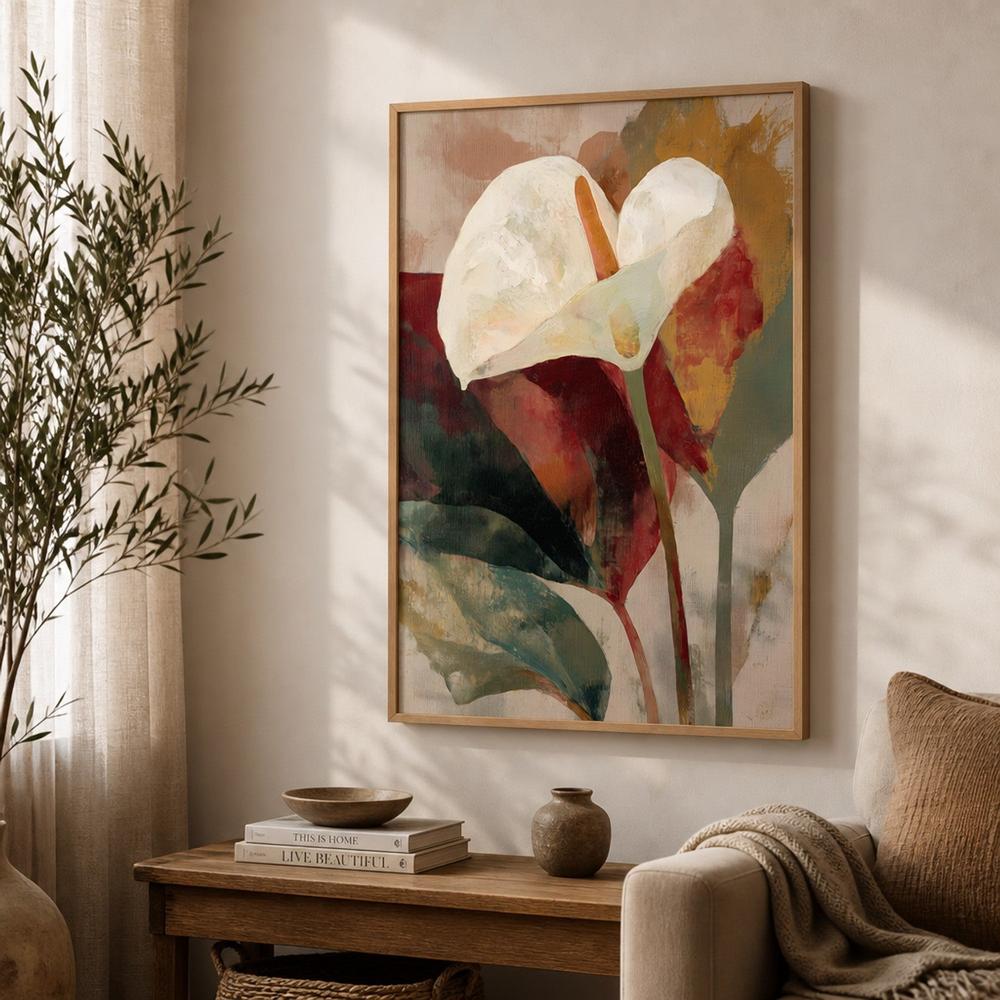 Anthurium in Soft Focus-by-Chromatic Storm Studio-wall-art-print-canvas-poster-framed-Gioia