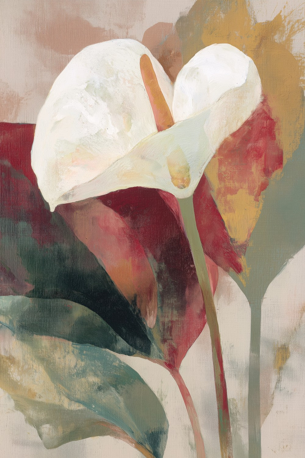 Anthurium in Soft Focus-by-Chromatic Storm Studio-wall-art-print-canvas-poster-framed-Gioia