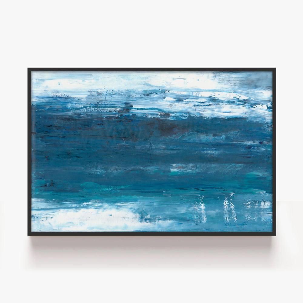 Aqua Shallows-by-Kathleen Rhee-wall-art-print-canvas-poster-framed-Gioia