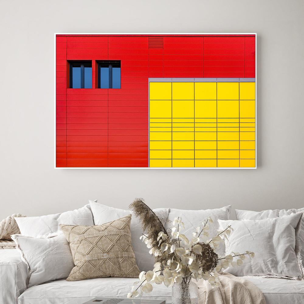 Architectural Color Block-by-Roland M Schwerdtfeger-wall-art-print-canvas-poster-framed-Gioia
