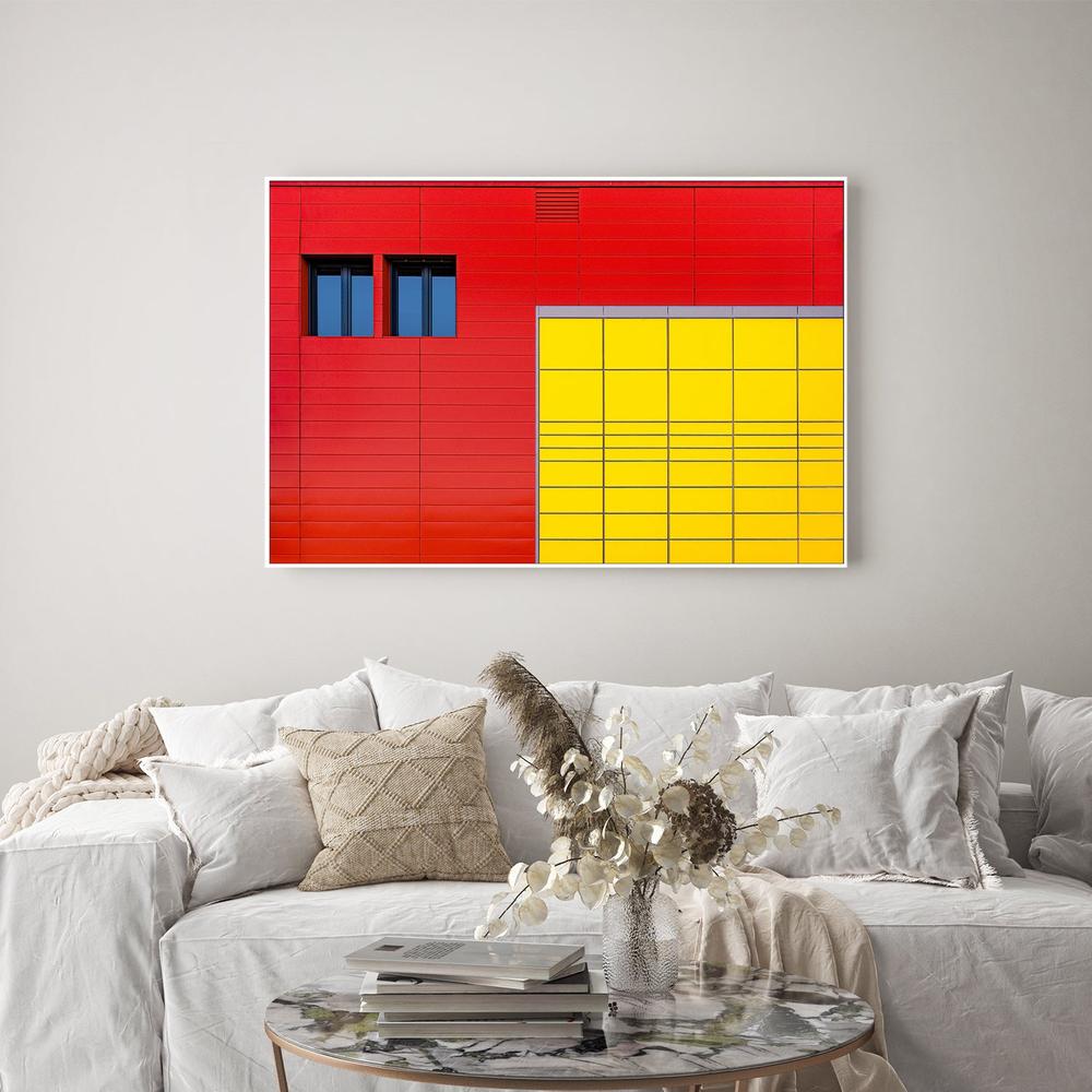 Architectural Color Block-by-Roland M Schwerdtfeger-wall-art-print-canvas-poster-framed-Gioia