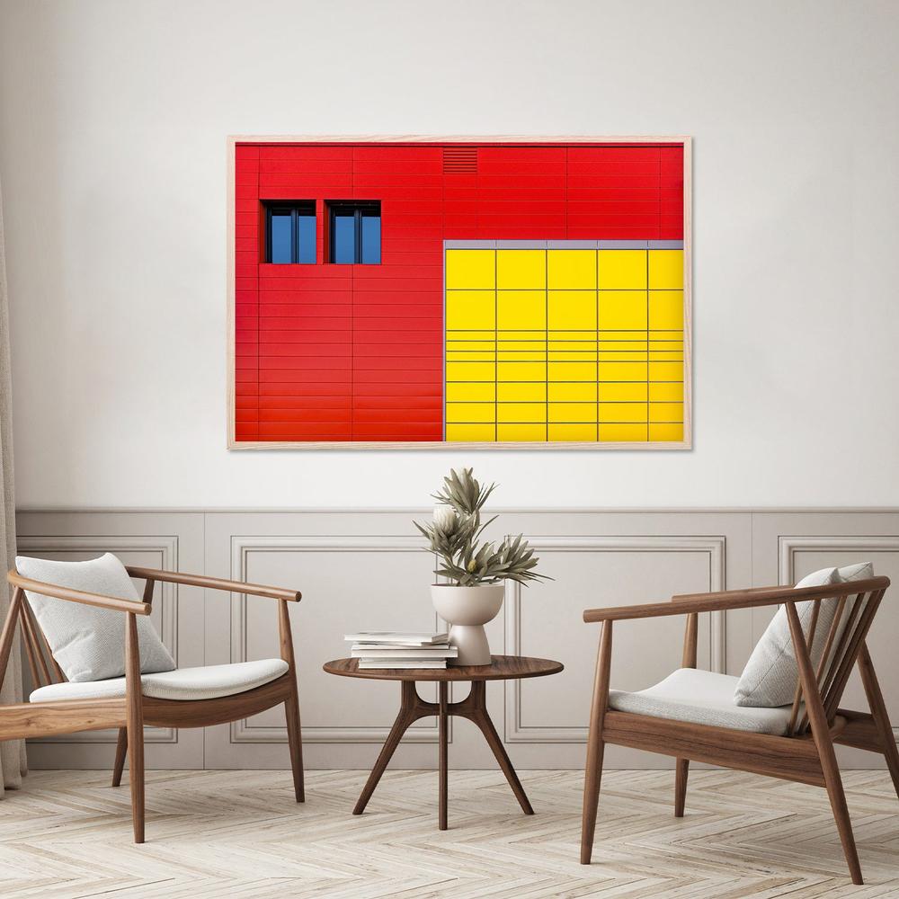 Architectural Color Block-by-Roland M Schwerdtfeger-wall-art-print-canvas-poster-framed-Gioia