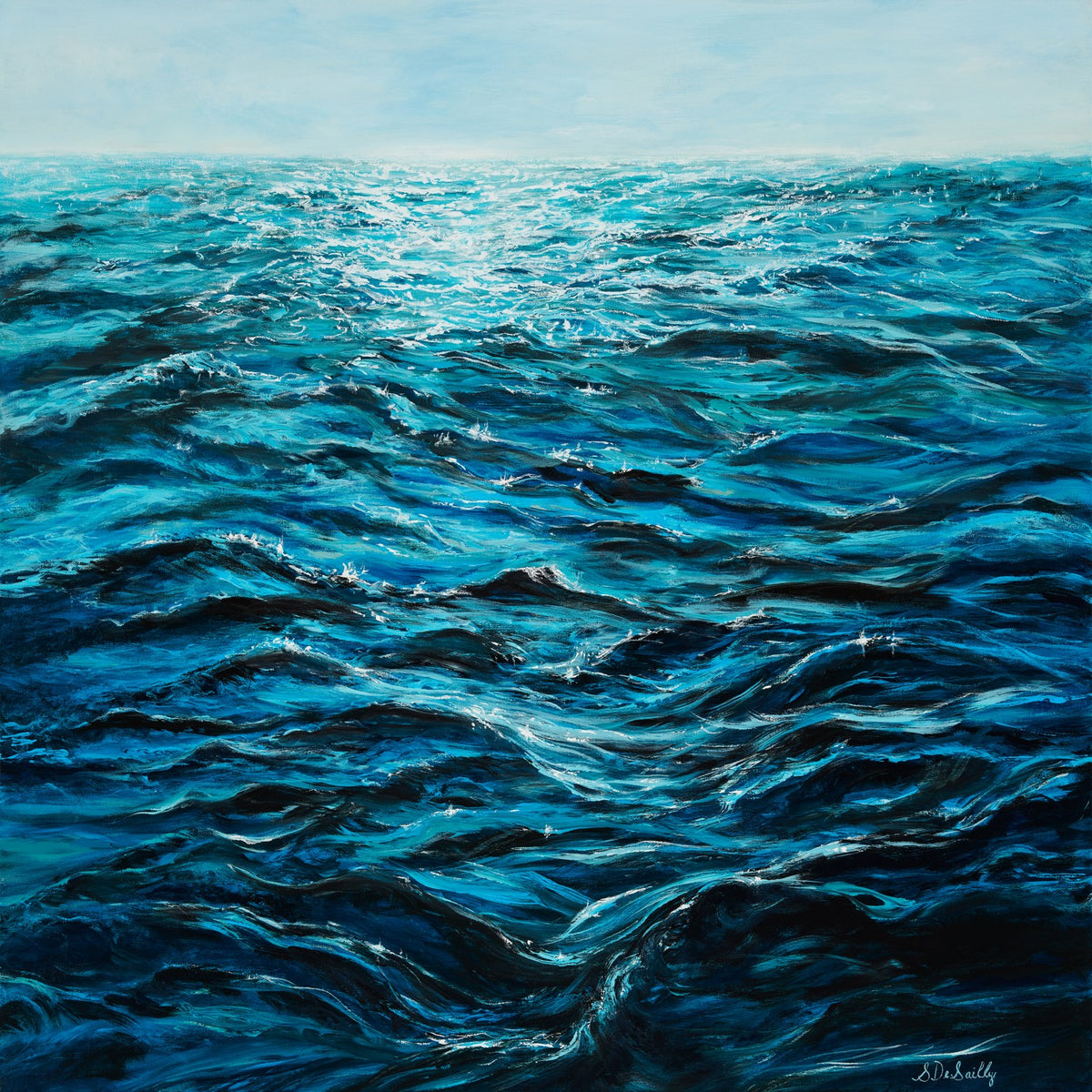 At Sea-by-Sharon DeSailly-wall-art-print-canvas-poster-framed-Gioia