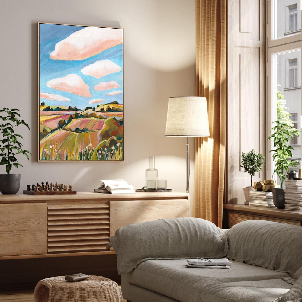 Autumn Fields-by-Lia Nell-wall-art-print-canvas-poster-framed-Gioia
