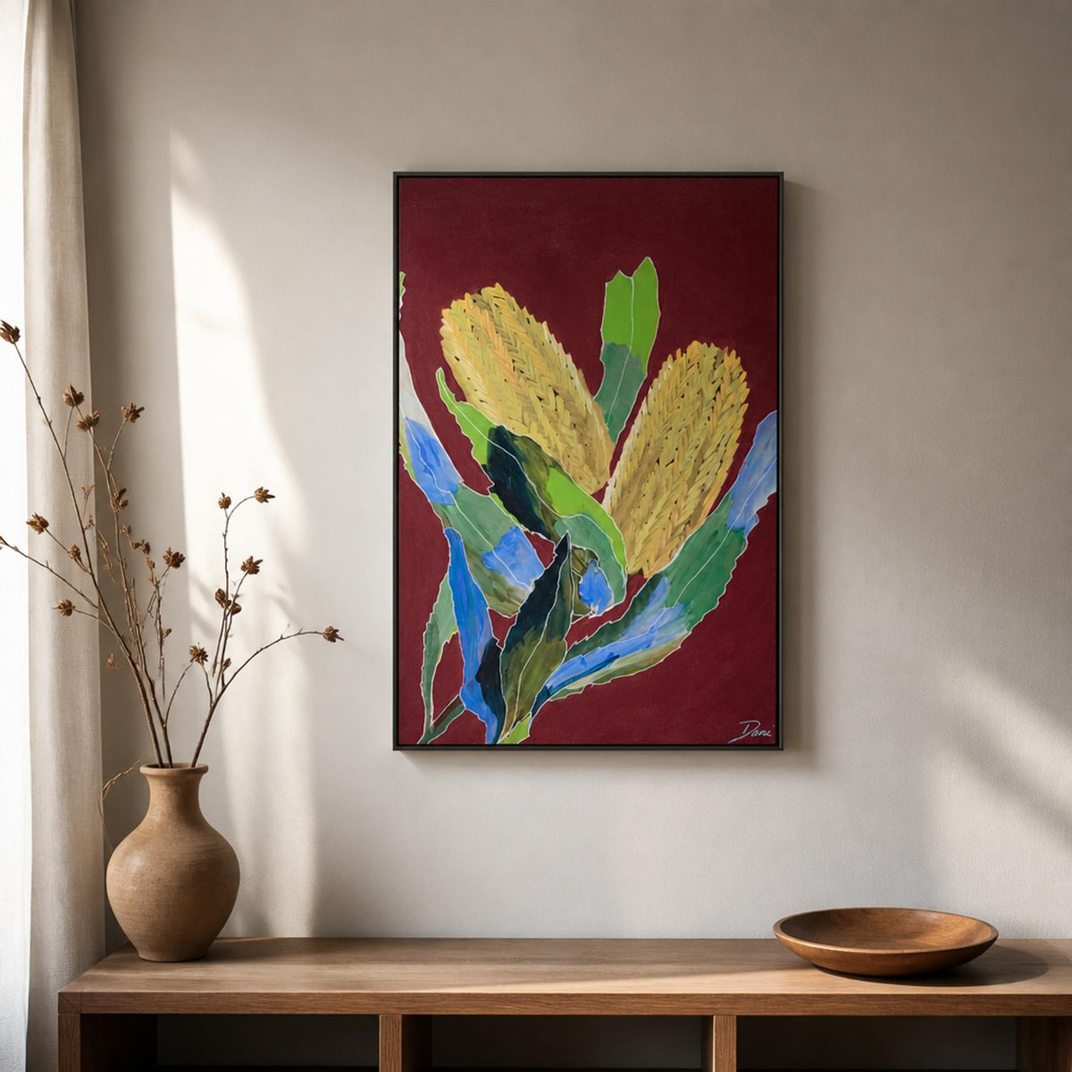 Banksia Twin-by-Dani Heyward-wall-art-print-canvas-poster-framed-Gioia