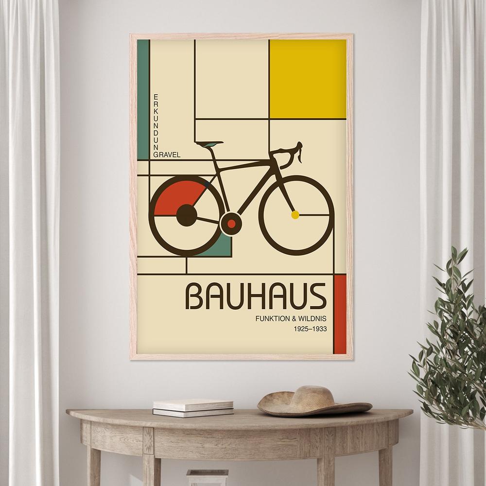 Bauhaus Bike Exploration-by-Fadil Roze-wall-art-print-canvas-poster-framed-Gioia