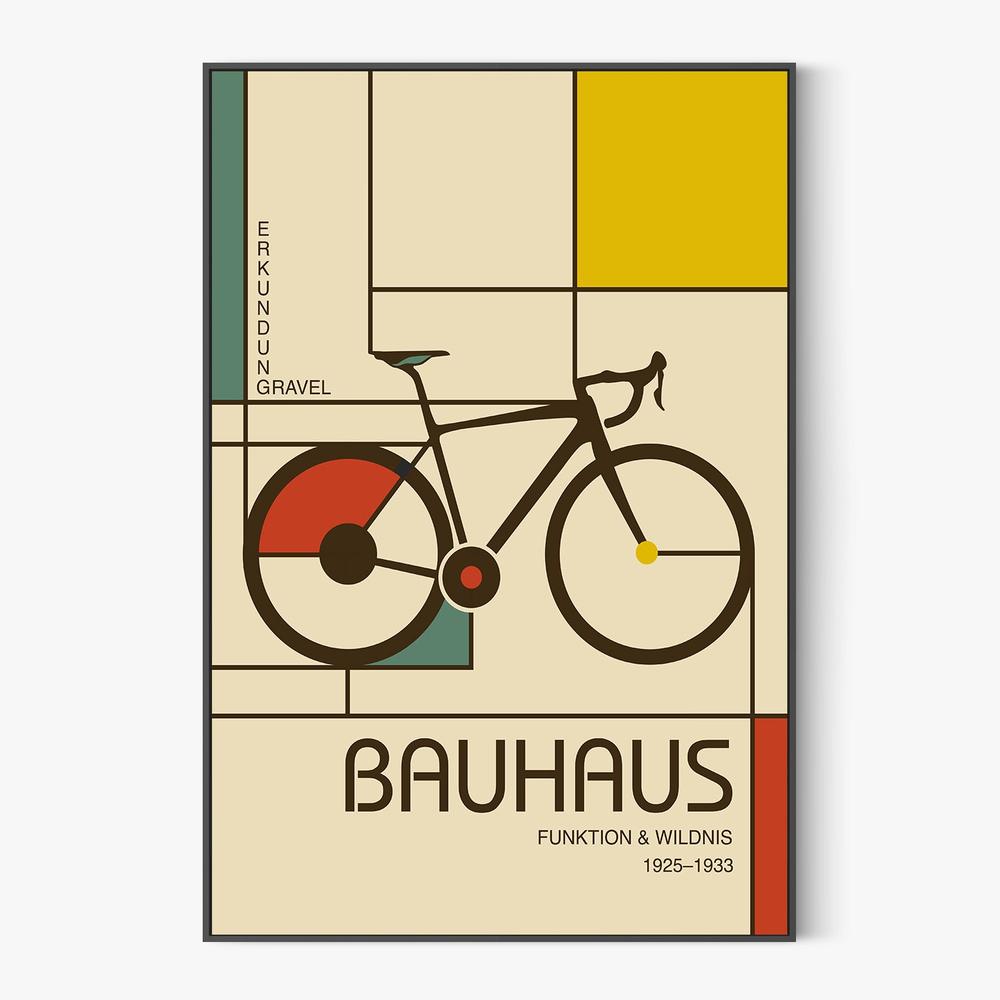 Bauhaus Bike Exploration-by-Fadil Roze-wall-art-print-canvas-poster-framed-Gioia