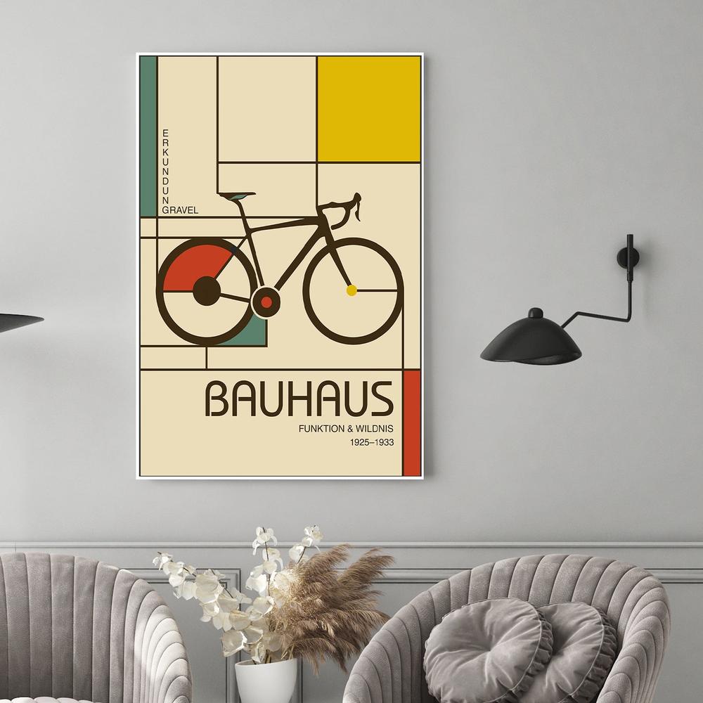 Bauhaus Bike Exploration-by-Fadil Roze-wall-art-print-canvas-poster-framed-Gioia