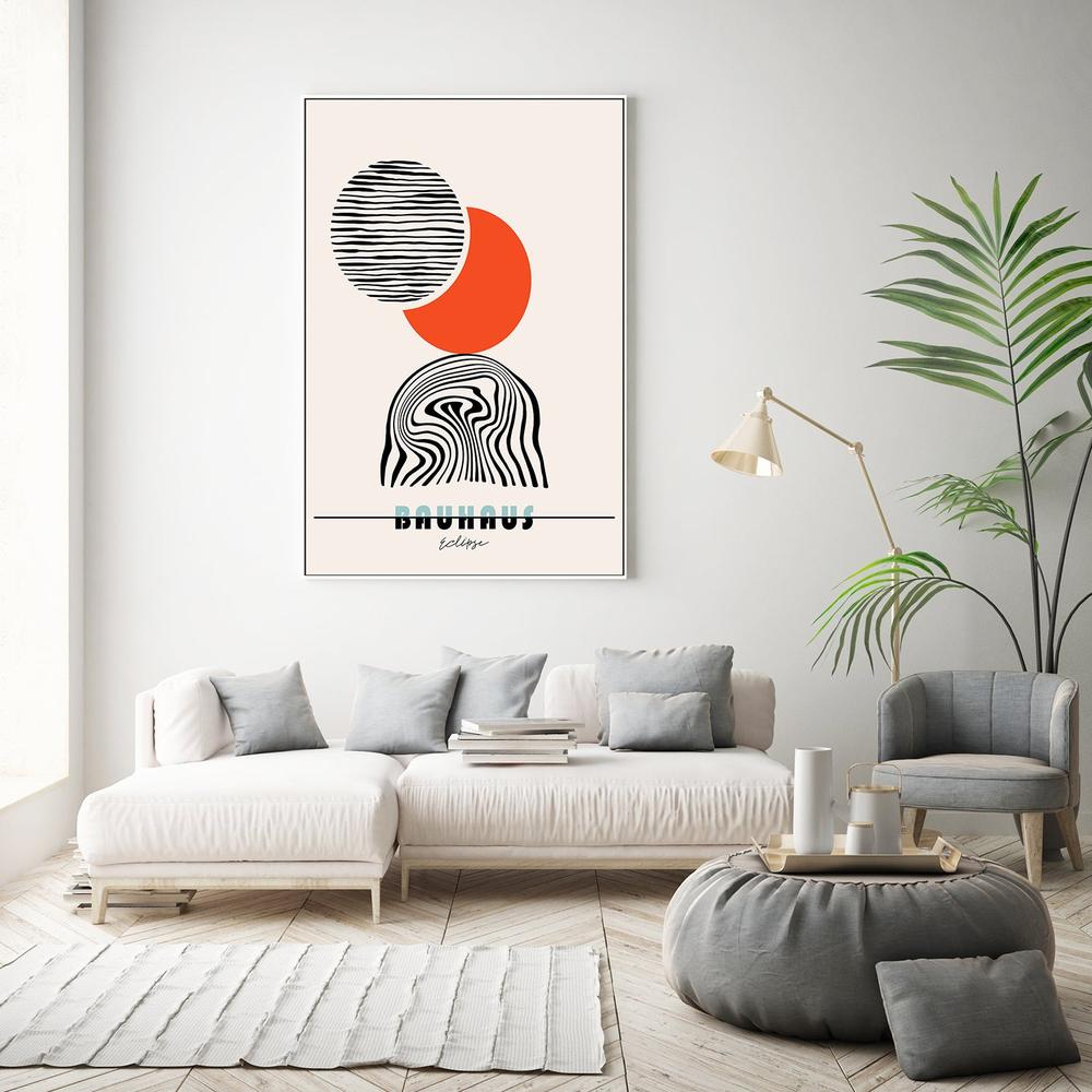 Bauhaus Eclipse-by-CATS AND DOTZ-wall-art-print-canvas-poster-framed-Gioia