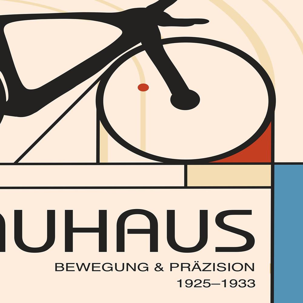 Bauhaus Geometric Cycling-by-Fadil Roze-wall-art-print-canvas-poster-framed-Gioia