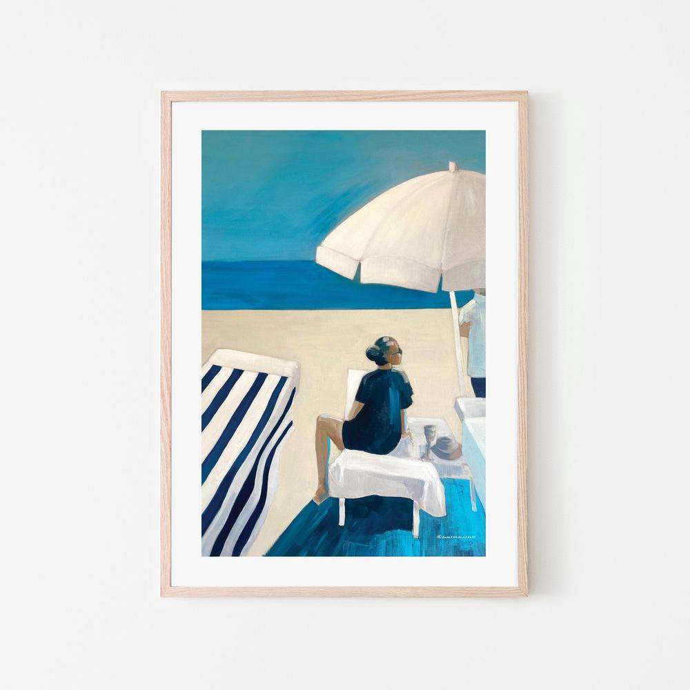 Beach Day Serenity-by-Alex Nereuta-wall-art-print-canvas-poster-framed-Gioia
