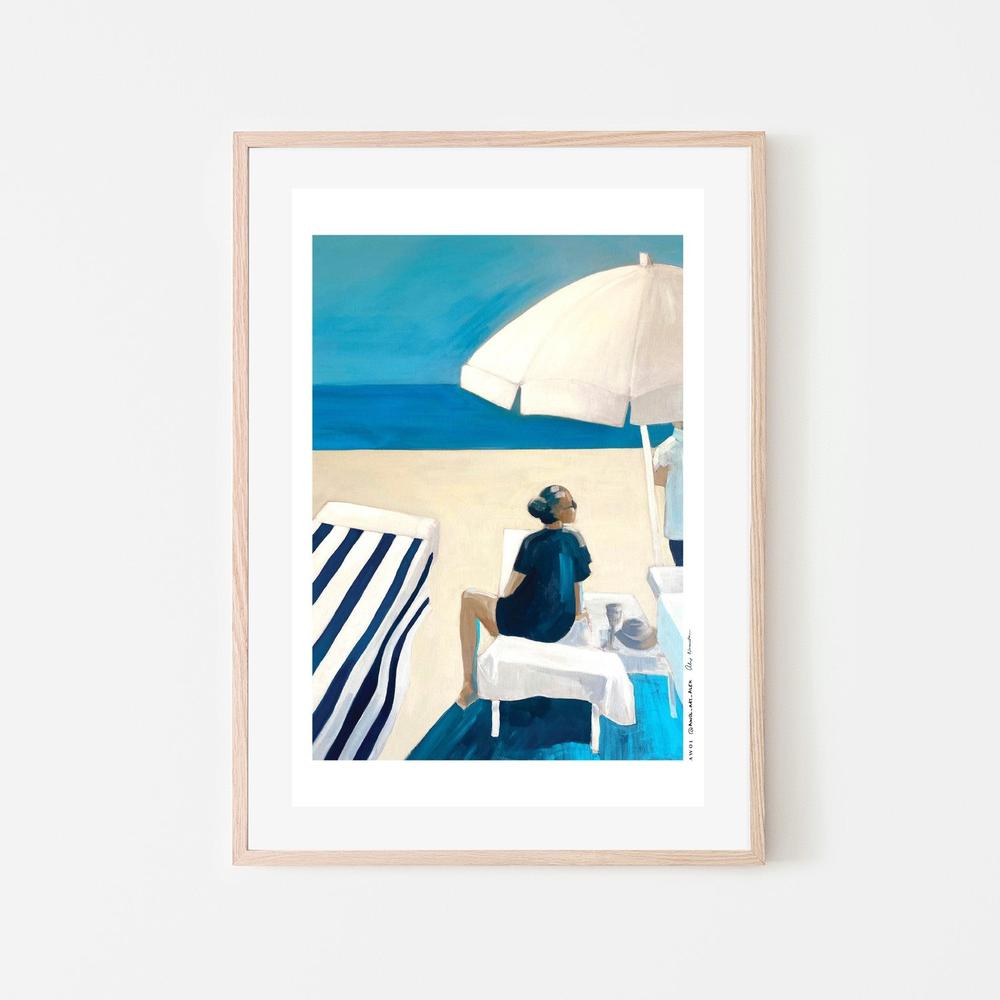 Beach Day Serenity-by-Alex Nereuta-wall-art-print-canvas-poster-framed-Gioia