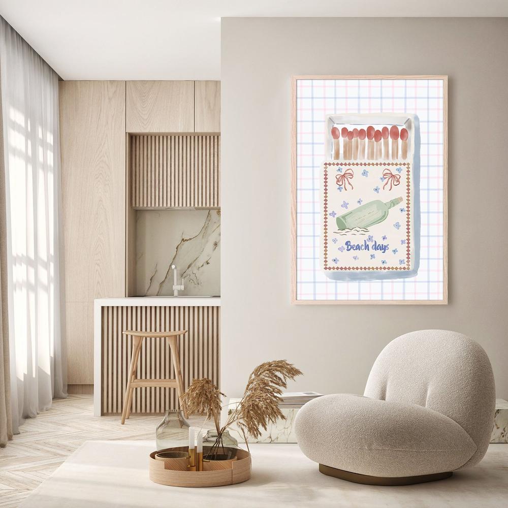 Beach Days Matchbox-by-Radhika Modi-wall-art-print-canvas-poster-framed-Gioia
