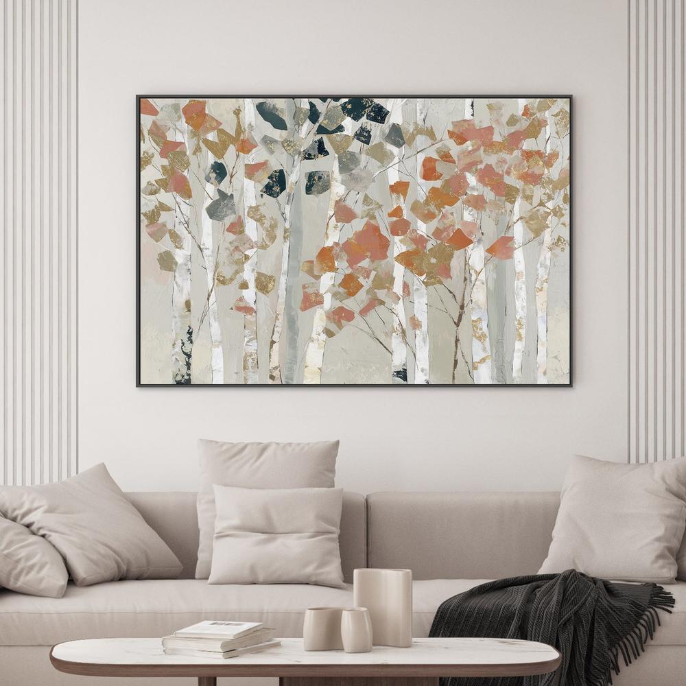 Birch Forest in Autumn, Style A-by-Jordão de Abreu-wall-art-print-canvas-poster-framed-Gioia