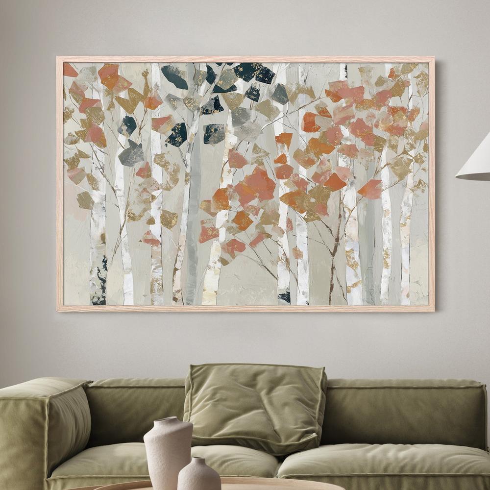 Birch Forest in Autumn, Style A-by-Jordão de Abreu-wall-art-print-canvas-poster-framed-Gioia