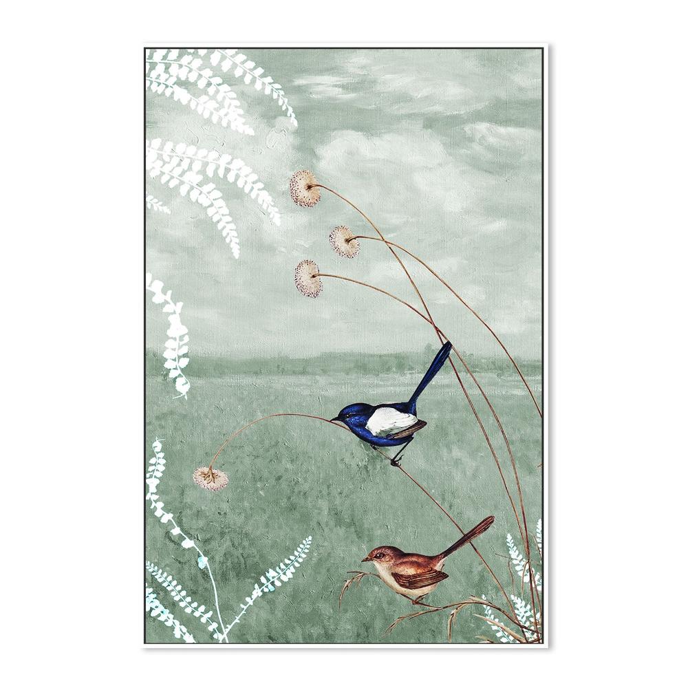 wall-art-print-canvas-poster-framed-Birds in a Serene Meadow-5