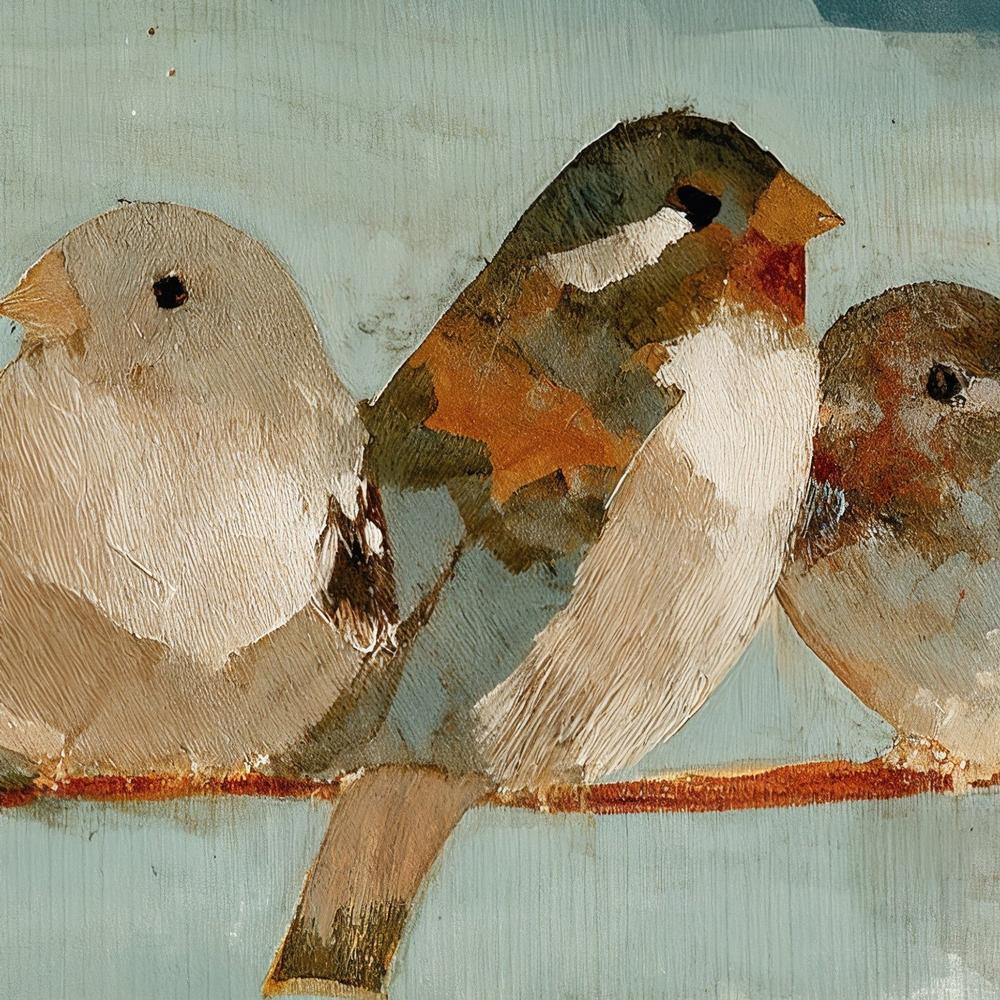 Birds on a Wire-by-Chromatic Storm Studio-wall-art-print-canvas-poster-framed-Gioia