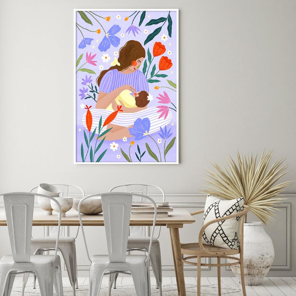 Blooming Motherhood-by-Bea Muller-wall-art-print-canvas-poster-framed-Gioia