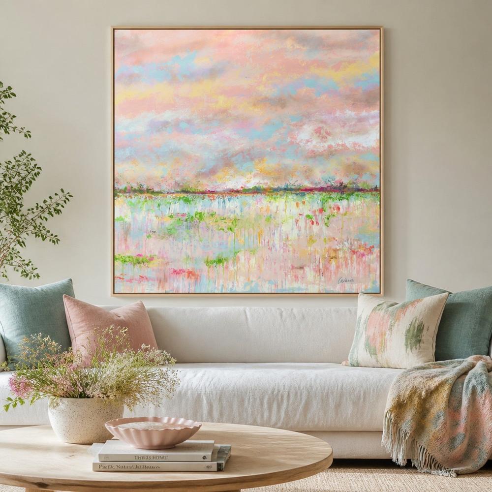 Blushing Paddock I-by-Karen Cavania-wall-art-print-canvas-poster-framed-Gioia