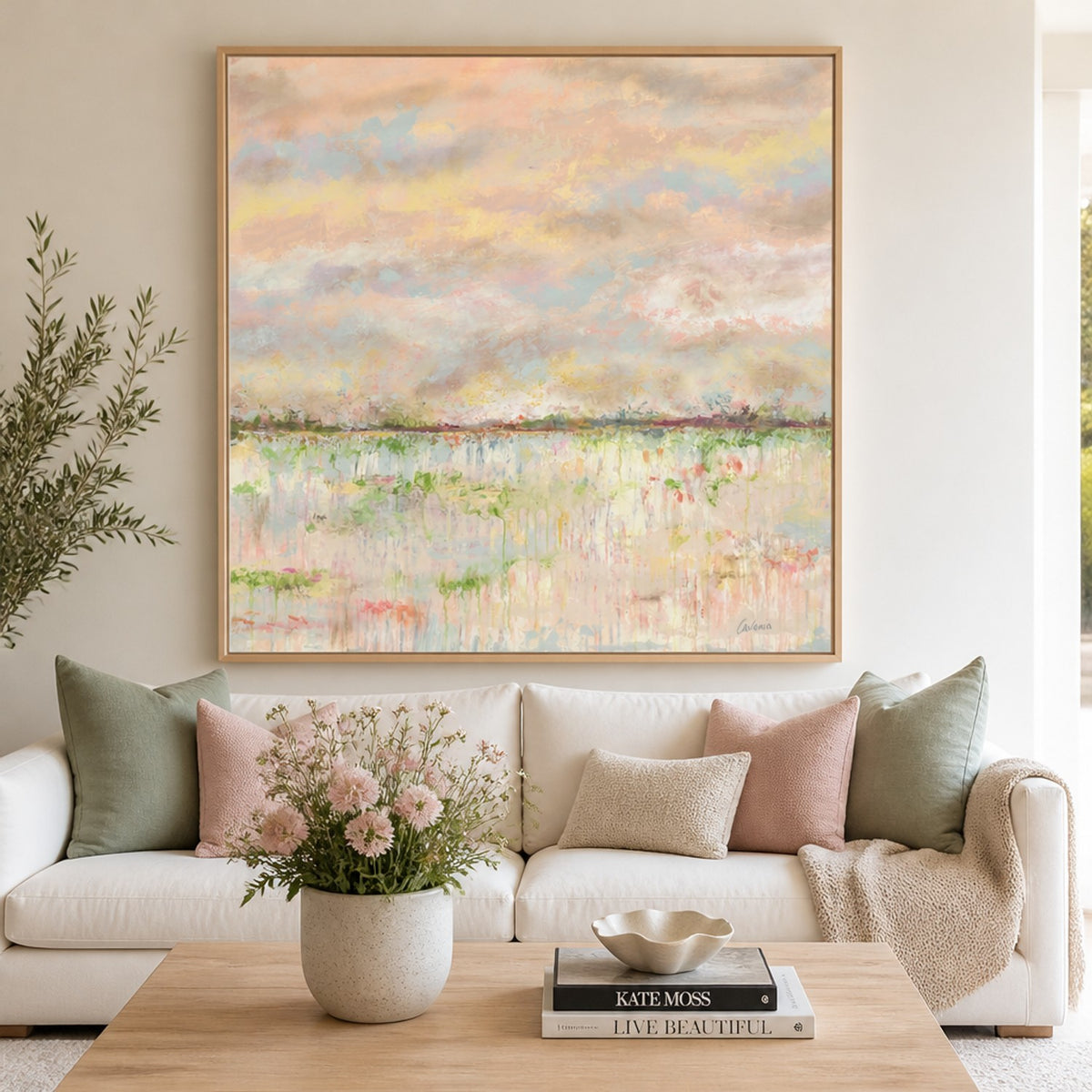 Blushing Paddock IV-by-Karen Cavania-wall-art-print-canvas-poster-framed-Gioia