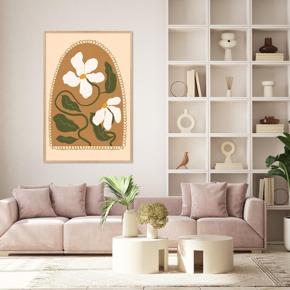 Boho Floral Arch-by-Dirkie Nell-wall-art-print-canvas-poster-framed-Gioia